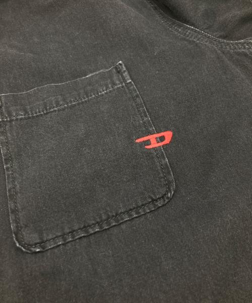 DIESEL（ディーゼル）DIESEL (ディーゼル) D-WEAR-B1 リバーシブルシャツ ブラック サイズ:Ｌの古着・服飾アイテム