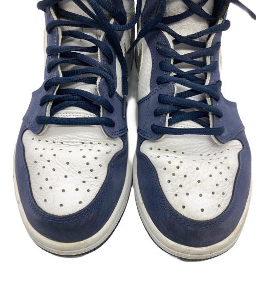 NIKE（ナイキ）NIKE (ナイキ) Air Jordan 1 High OG CO.JP ネイビー×ホワイト サイズ:US9.5（27.5cm）の古着・服飾アイテム