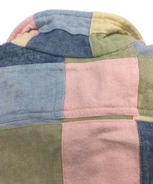 KEARNEY HOUSE（カーニーハウス）KEARNEY HOUSE (カーニーハウス) 90s パッチワークネルシャツ マルチカラー サイズ:Ｌの古着・服飾アイテム