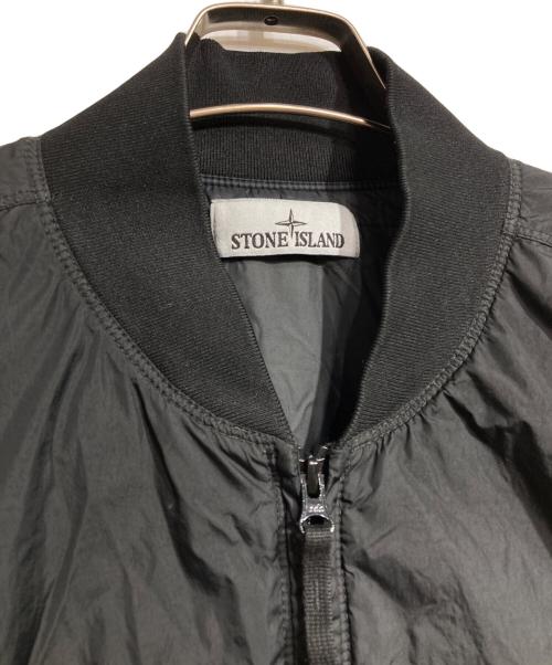 STONE ISLAND（ストーンアイランド）STONE ISLAND (ストーンアイランド) GARMENT DYED CRINKLE REPS R-NY WITH PRIMALOFT-TC ブラック サイズ:Ｍの古着・服飾アイテム