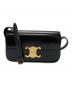 CELINE（セリーヌ）の古着「Claude Triomphe Shoulder Bag/クロード トリオンフ ワンショルダーバッグ」｜ブラック