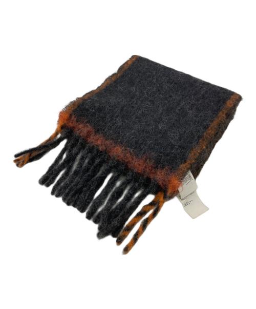 Acne studios（アクネ ストゥディオズ）ACNE STUDIOS (アクネ ストゥディオズ) ウールモヘアスカーフ ブラックの古着・服飾アイテム