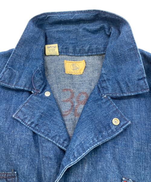 BLUE BELL（ブルーベル）BLUE BELL (ブルーベル) 60sデニムオールインワン インディゴ サイズ:38の古着・服飾アイテム
