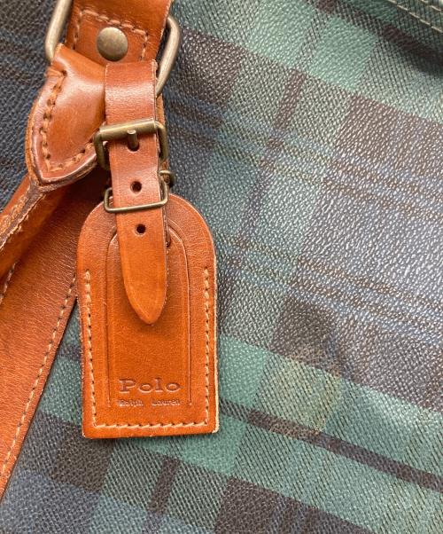 POLO RALPH LAUREN（ポロ・ラルフローレン）POLO RALPH LAUREN (ポロ・ラルフローレン) ボストンバッグ グリーンの古着・服飾アイテム