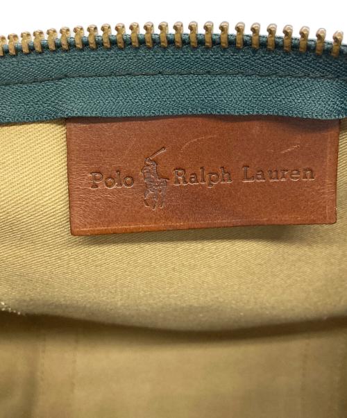 POLO RALPH LAUREN（ポロ・ラルフローレン）POLO RALPH LAUREN (ポロ・ラルフローレン) ボストンバッグ グリーンの古着・服飾アイテム