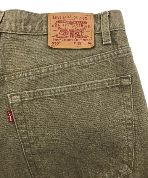 LEVI'S（リーバイス）LEVI'S (リーバイス) 90s 550 デニムパンツ カーキ サイズ:SIZE 96cm (W38)の古着・服飾アイテム