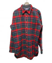 PENDLETON（ペンドルトン）の古着「70s ウールチェックシャツ」｜レッド