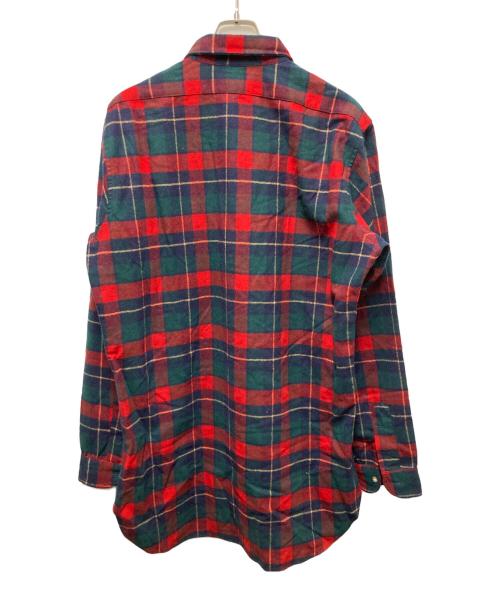 PENDLETON（ペンドルトン）PENDLETON (ペンドルトン) 70s ウールチェックシャツ レッド サイズ:L-TALLの古着・服飾アイテム
