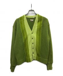 -（-）の古着「アクリルカーディガン」｜グリーン