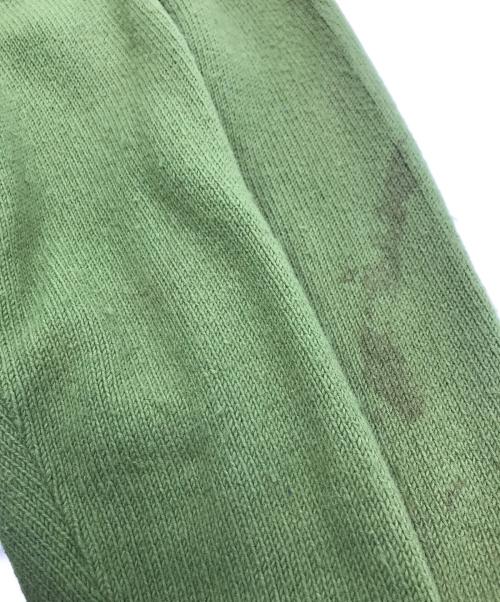 -（-）- (-) アクリルカーディガン グリーン サイズ:Ｌの古着・服飾アイテム
