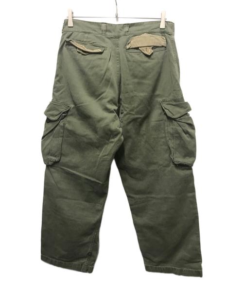French Army（フランス軍）French Army (フランス軍) 60s M-47 カーゴパンツ カーキ サイズ:13の古着・服飾アイテム