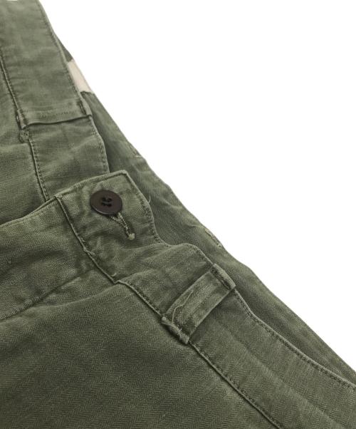 French Army（フランス軍）French Army (フランス軍) 60s M-47 カーゴパンツ カーキ サイズ:13の古着・服飾アイテム