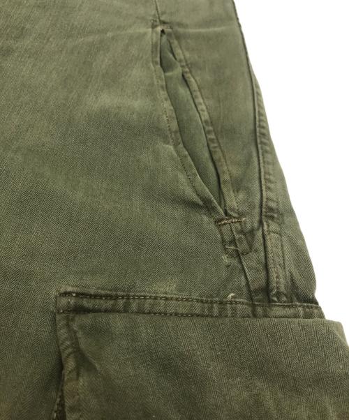 French Army（フランス軍）French Army (フランス軍) 60s M-47 カーゴパンツ カーキ サイズ:13の古着・服飾アイテム