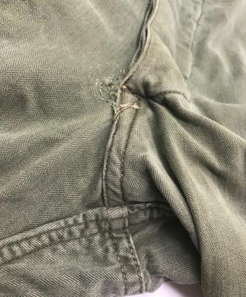 French Army（フランス軍）French Army (フランス軍) 60s M-47 カーゴパンツ カーキ サイズ:13の古着・服飾アイテム