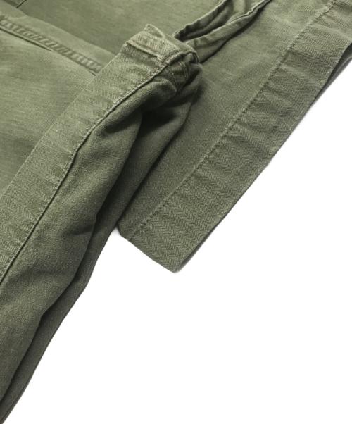 French Army（フランス軍）French Army (フランス軍) 60s M-47 カーゴパンツ カーキ サイズ:13の古着・服飾アイテム