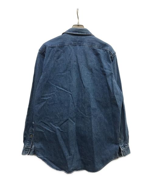 POLO RALPH LAUREN（ポロ・ラルフローレン）POLO RALPH LAUREN (ポロ・ラルフローレン) 80s デニムシャツ インディゴ サイズ:Mの古着・服飾アイテム