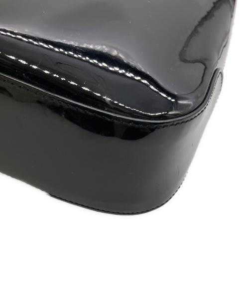 Salvatore Ferragamo（サルヴァトーレ フェラガモ）Salvatore Ferragamo (サルヴァトーレ フェラガモ) パテントレザーワンショルダーバッグ ブラックの古着・服飾アイテム