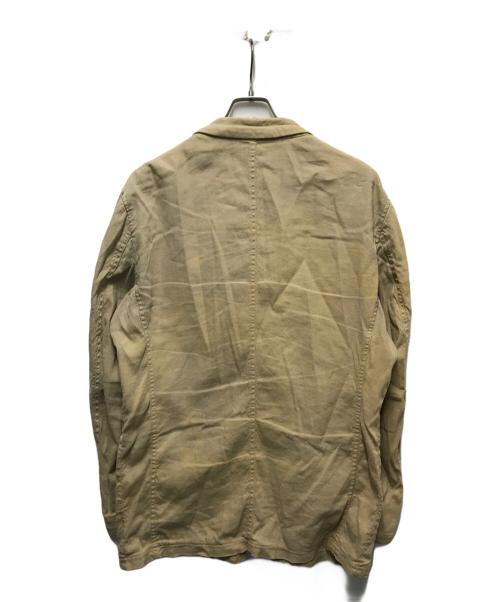 ARMANI COLLEZIONI（アルマーニ コレツィオーニ）ARMANI COLLEZIONI (アルマーニ コレツィオーニ) リネン3Bジャケット ベージュ サイズ:52の古着・服飾アイテム
