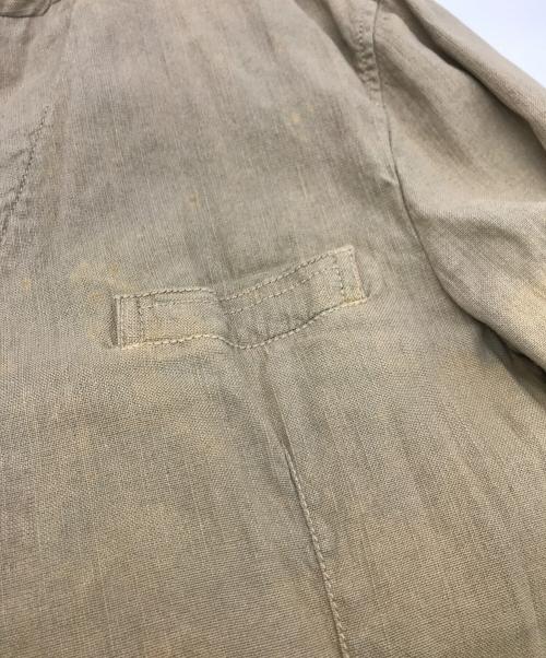 ARMANI COLLEZIONI（アルマーニ コレツィオーニ）ARMANI COLLEZIONI (アルマーニ コレツィオーニ) リネン3Bジャケット ベージュ サイズ:52の古着・服飾アイテム