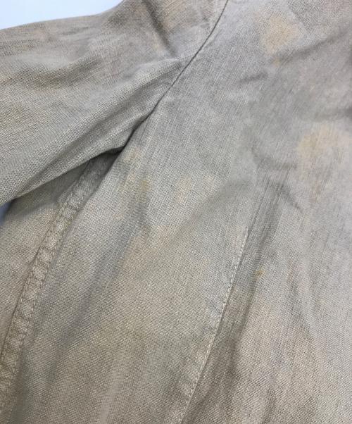 ARMANI COLLEZIONI（アルマーニ コレツィオーニ）ARMANI COLLEZIONI (アルマーニ コレツィオーニ) リネン3Bジャケット ベージュ サイズ:52の古着・服飾アイテム