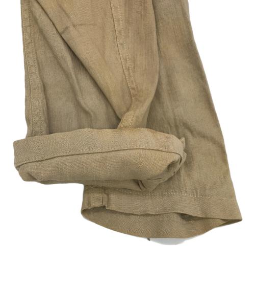 ARMANI COLLEZIONI（アルマーニ コレツィオーニ）ARMANI COLLEZIONI (アルマーニ コレツィオーニ) リネン3Bジャケット ベージュ サイズ:52の古着・服飾アイテム