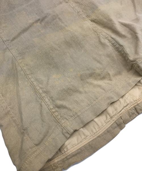 ARMANI COLLEZIONI（アルマーニ コレツィオーニ）ARMANI COLLEZIONI (アルマーニ コレツィオーニ) リネン3Bジャケット ベージュ サイズ:52の古着・服飾アイテム