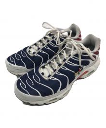 NIKE×Paris Saint-Germain（ナイキ×パリサンジェルマン）の古着「AIR MAX PLUS」｜ホワイト×ネイビー
