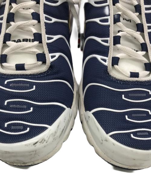 NIKE（ナイキ）NIKE (ナイキ) PARIS SAINT-GERMAIN (パリサンジェルマン) AIR MAX PLUS ホワイト×ネイビー サイズ:US10（28cm）の古着・服飾アイテム