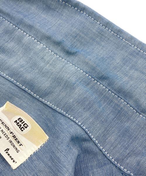 big mac（ビッグマック）big mac (ビッグマック) 60s刺繍シャンブレーシャツ ブルー サイズ:不明の古着・服飾アイテム