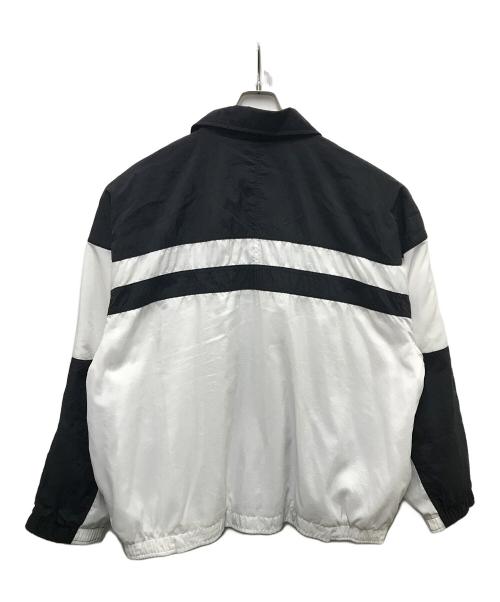 NIKE（ナイキ）NIKE (ナイキ) 90s モノトーンナイロンジャケット ホワイト×ブラック サイズ:SIZE_XXLの古着・服飾アイテム