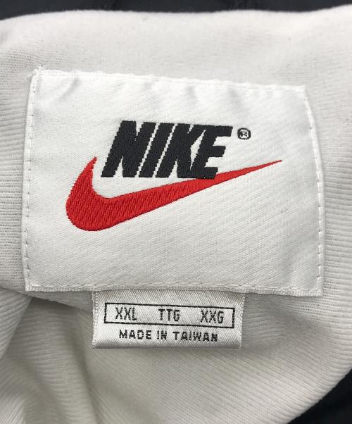 NIKE（ナイキ）NIKE (ナイキ) 90s モノトーンナイロンジャケット ホワイト×ブラック サイズ:SIZE_XXLの古着・服飾アイテム