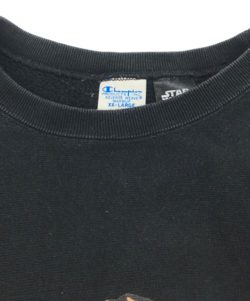 Champion（チャンピオン）Champion (チャンピオン) STAR WARS (スターウォーズ) リバースウィーブスウェット ブラック サイズ:XXLの古着・服飾アイテム