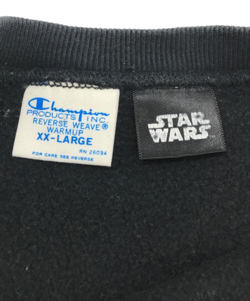 Champion（チャンピオン）Champion (チャンピオン) STAR WARS (スターウォーズ) リバースウィーブスウェット ブラック サイズ:XXLの古着・服飾アイテム