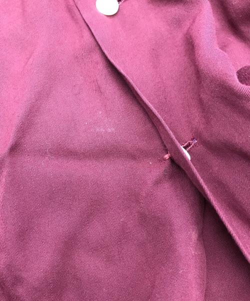 USED（ユーズド）USED (ユーズド) レーヨンオープンカラーシャツ レッド サイズ:15 1/2の古着・服飾アイテム