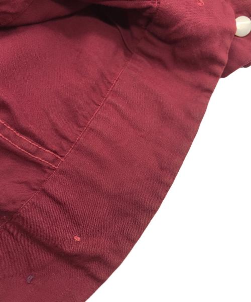 USED（ユーズド）USED (ユーズド) レーヨンオープンカラーシャツ レッド サイズ:15 1/2の古着・服飾アイテム
