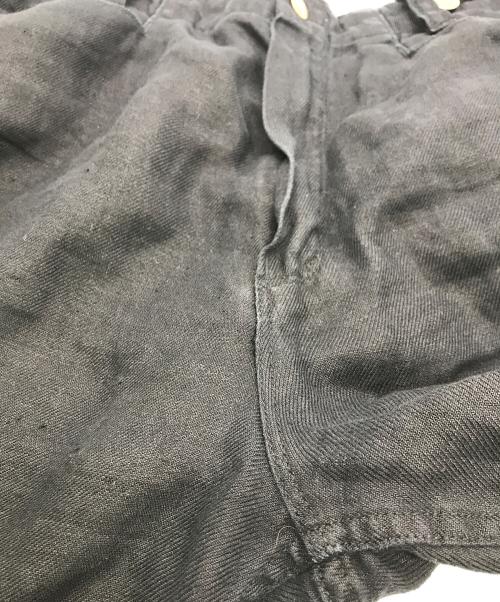BEN DAVIS（ベンデイビス）BEN DAVIS (ベンデイビス) GORILLA CUT リネンパンツ ブラック サイズ:３２の古着・服飾アイテム