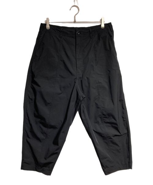 COMME des GARCONS HOMME（コムデギャルソン オム）COMME des GARCONS HOMME (コムデギャルソン オム) ポリツイルクロップドパンツ/Poly twill cropped pants ブラック サイズ:Mの古着・服飾アイテム