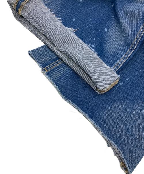 tranoi.（トラノイ）TRANOI. (トラノイ) フレアダメージデニムパンツ インディゴ サイズ:2の古着・服飾アイテム