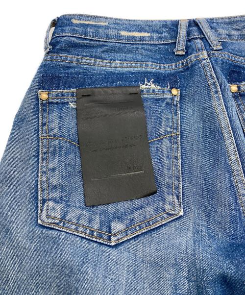 tranoi.（トラノイ）TRANOI. (トラノイ) フレアダメージデニムパンツ インディゴ サイズ:2の古着・服飾アイテム