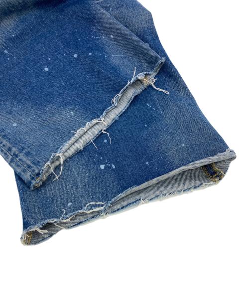 tranoi.（トラノイ）TRANOI. (トラノイ) フレアダメージデニムパンツ インディゴ サイズ:2の古着・服飾アイテム