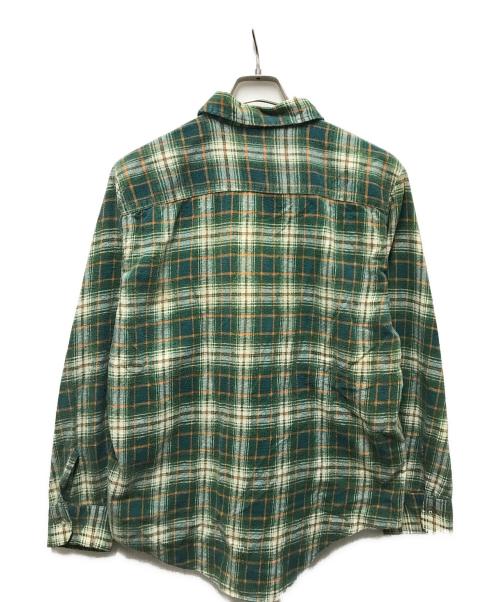 KINGS ROAD（キングスロード）KINGS ROAD (キングスロード) 70sネルシャツ グリーン サイズ:SIZE 15-M-15 1/2の古着・服飾アイテム