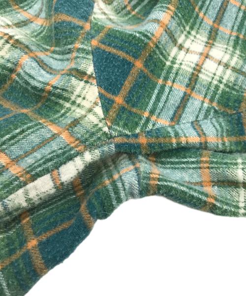 KINGS ROAD（キングスロード）KINGS ROAD (キングスロード) 70sネルシャツ グリーン サイズ:SIZE 15-M-15 1/2の古着・服飾アイテム
