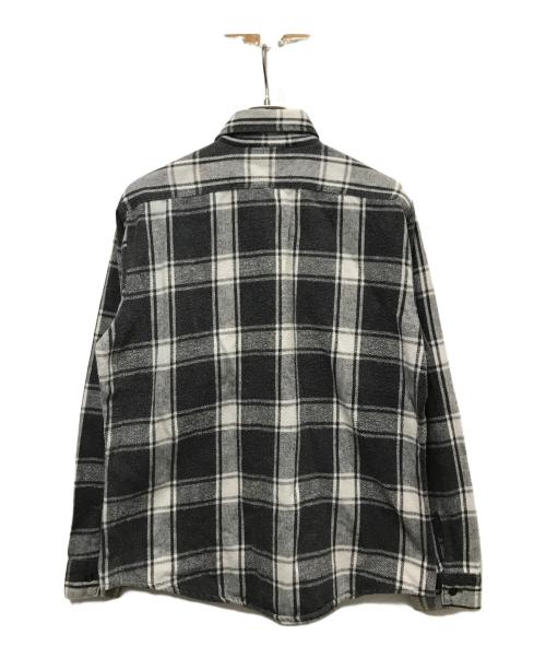 FIVE BROTHER（ファイブブラザー）FIVE BROTHER (ファイブブラザー) 90s ヘビーネルシャツ ブラック×ホワイト サイズ:15-M-15 1/2の古着・服飾アイテム