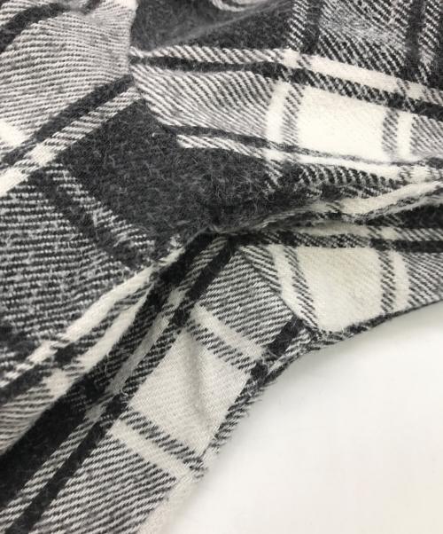 FIVE BROTHER（ファイブブラザー）FIVE BROTHER (ファイブブラザー) 90s ヘビーネルシャツ ブラック×ホワイト サイズ:15-M-15 1/2の古着・服飾アイテム