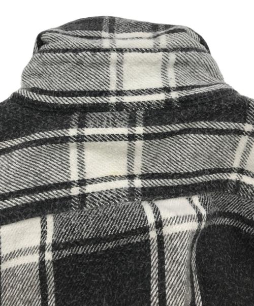 FIVE BROTHER（ファイブブラザー）FIVE BROTHER (ファイブブラザー) 90s ヘビーネルシャツ ブラック×ホワイト サイズ:15-M-15 1/2の古着・服飾アイテム