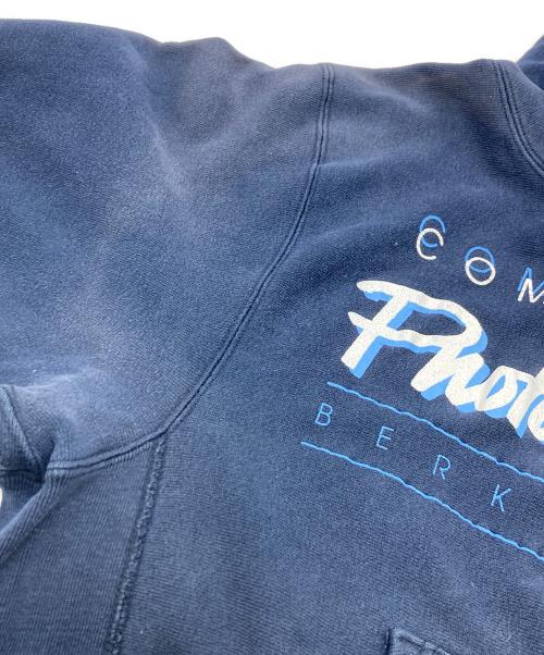 Champion（チャンピオン）Champion (チャンピオン) 80s プリントパーカーREVERSE WEAVE ネイビー サイズ:Mの古着・服飾アイテム