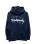 Champion（チャンピオン）の古着「80s プリントパーカーREVERSE WEAVE」｜ネイビー
