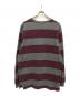 POLO RALPH LAUREN (ポロ・ラルフローレン) ボーダースウェット レッド×グレー サイズ:L：6000円