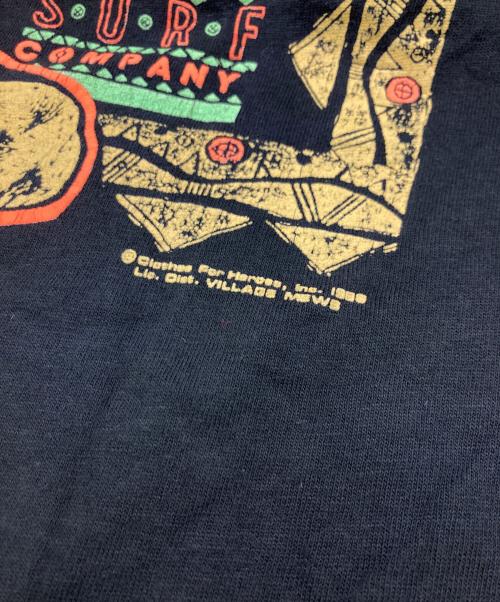 BAJA SURF COMPANY（バジャサーフカンパニー）BAJA SURF COMPANY (バジャサーフカンパニー) プリントTシャツ ブラック サイズ:XLの古着・服飾アイテム