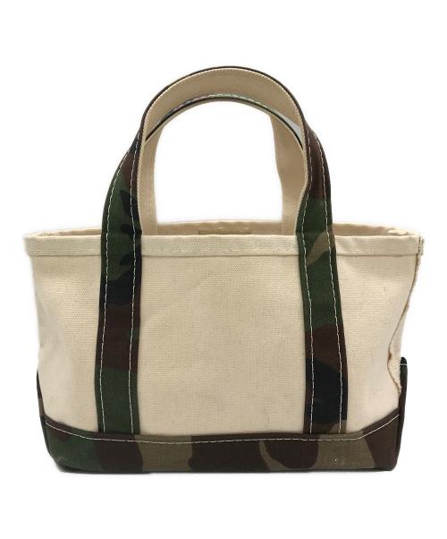 L.L.Bean（エルエルビーン）L.L.Bean (エルエルビーン) ミニトートバッグ グリーン×ベージュの古着・服飾アイテム